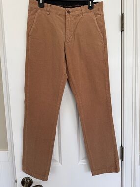 Men's AG  Corduroy Pants in Light Brown - Classic Straight Fit
